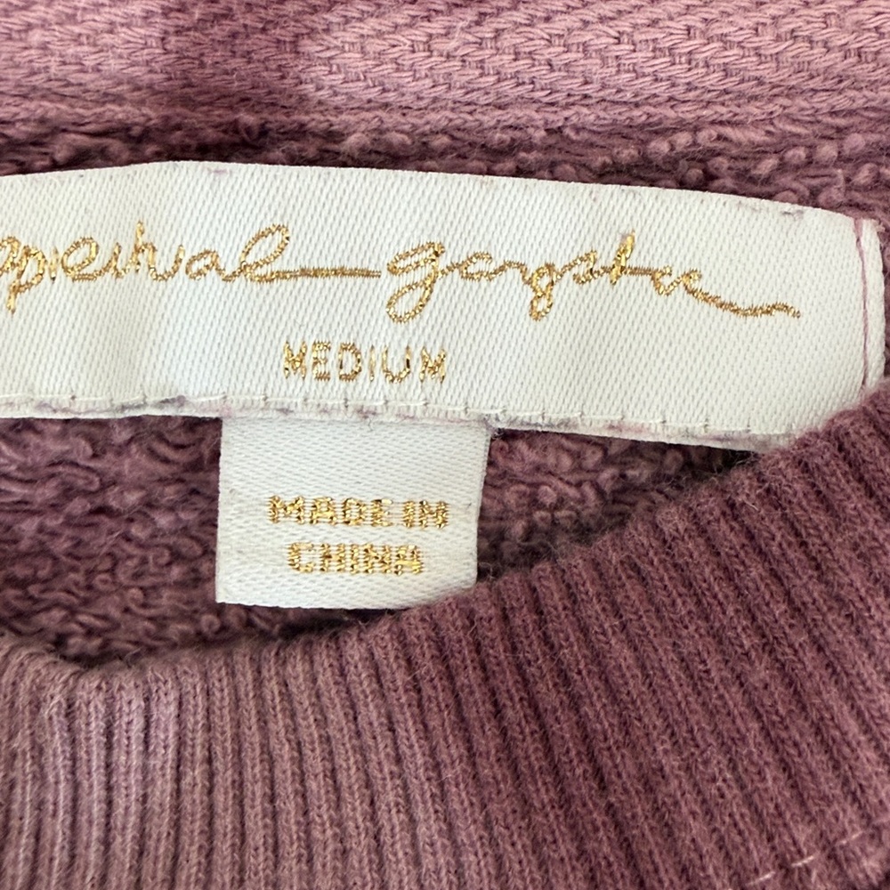 Spiritual Gangster x Peloton Mauve & Dusty Rose Tie-Dye Crewneck  Medium - Picture 7 of 8